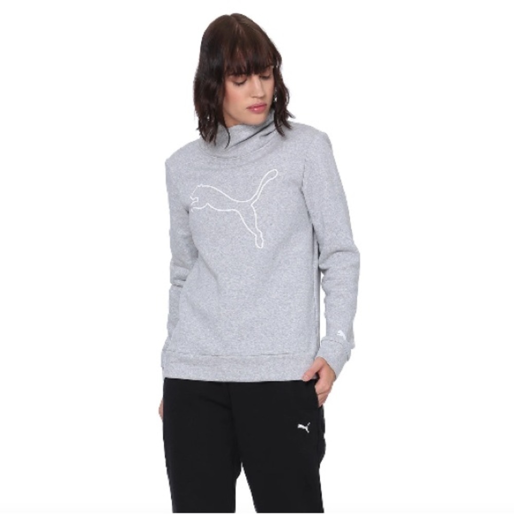 Puma Gray logo Sweatshirt Size S